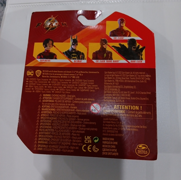 The Flash Dark Flash 3.75" Action Figure 2023 Movie Spin Master 1st Edition - Picture 2 of 4